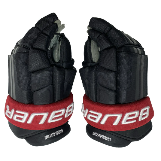 Easton STD - Gant de hockey NHL Pro Stock - Kevin Connauton (noir/marron)
